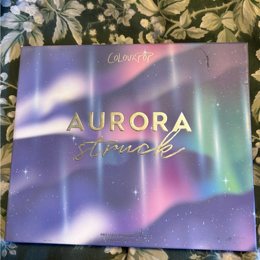 ColourPop Aurora Struck Ltd edition palette. In box and a few colors swatched. - Picture 7 of 7